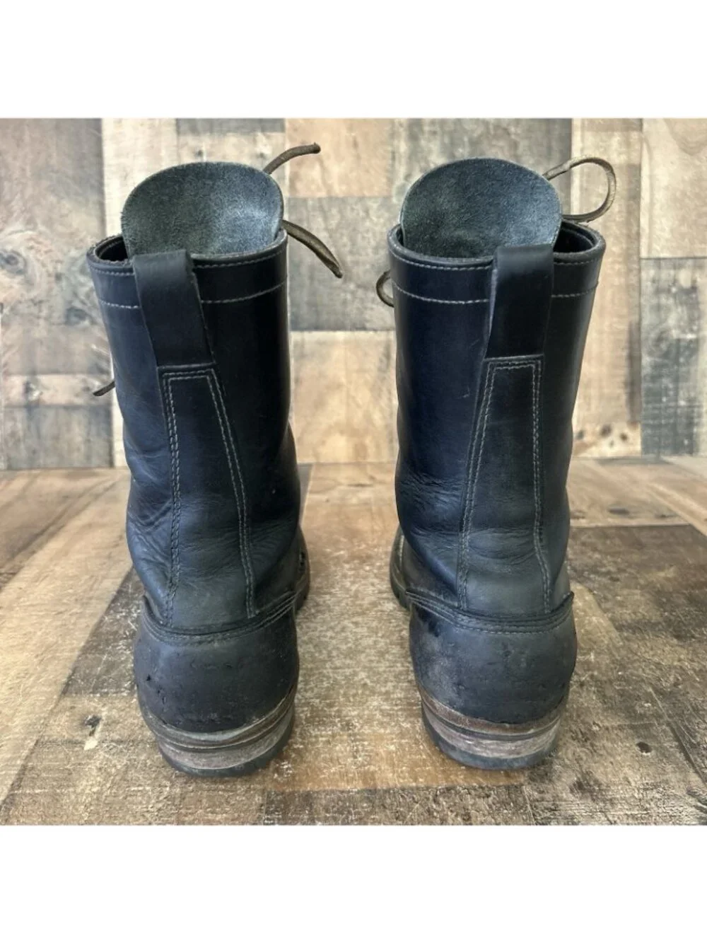 Whites Hathorn Wildland Hi-Line Logger Fire Fighter Plain Toe Boots Mens 10.5 D